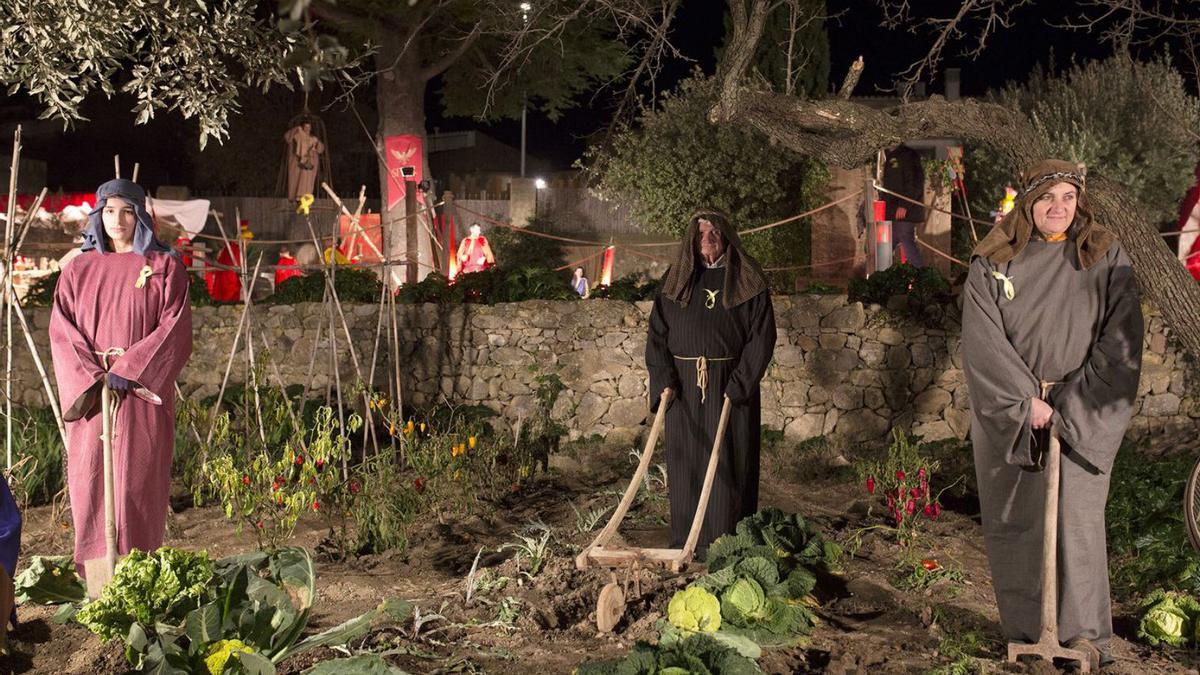 Un dels passis que es va fer del pessebre vivent de Llers, ara fa dos anys