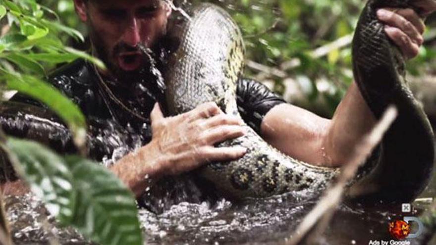 El explorador Paul Rosolie, será tragado por una anaconda