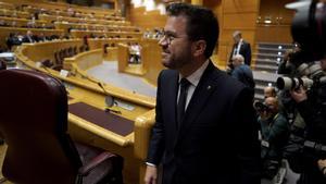 Pere Aragonès interviene en el Senado