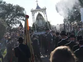 Miles de personas disfrutan de la romería del cambio de la Virgen de Luna en Pozoblanco