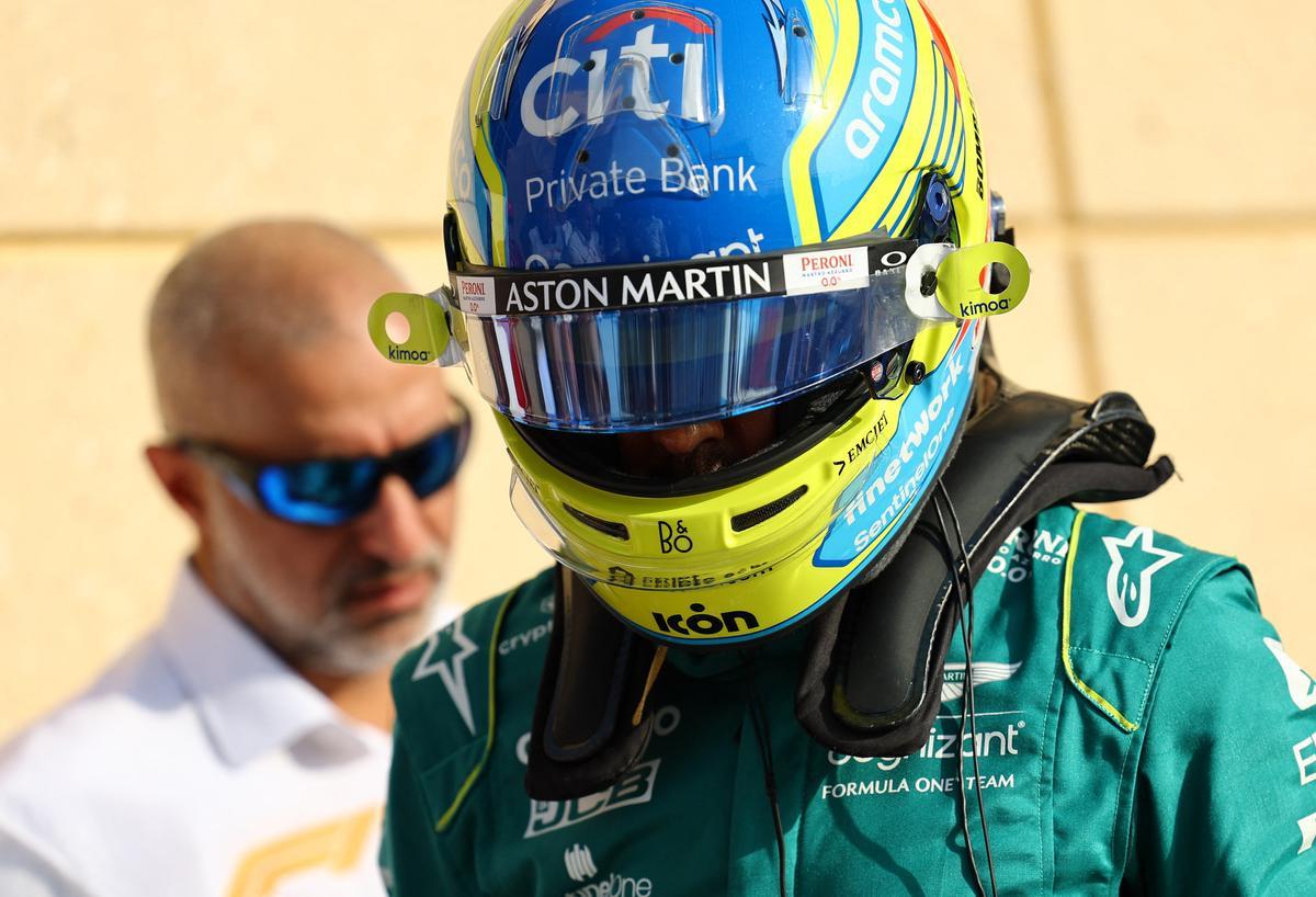 Fernando Alonso (Aston Martin) ha asegurado que haber terminado en el Top 5, en la sesión de calificación del Gran Premio de Baréin, primera carrera del Mundial de Fórmula 1, es casi un sueño
