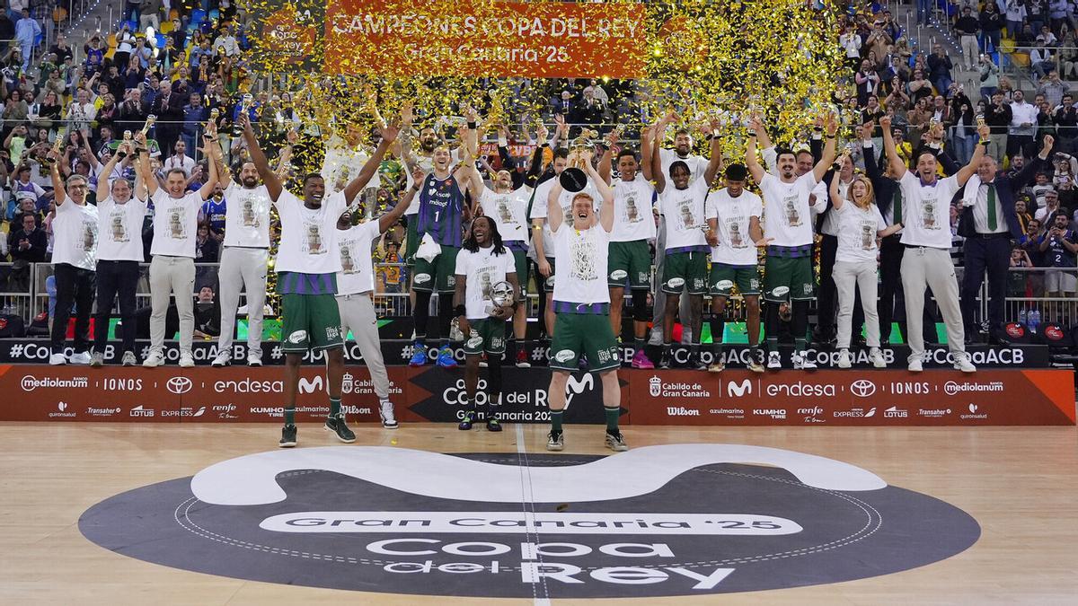 El Unicaja ganó la Copa del Rey de Gran Canaria 2025