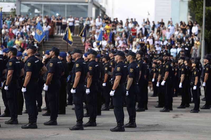 Celebración del día de la Policía Nacional en València