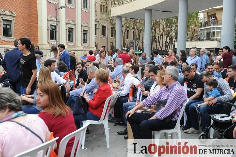 Albert Rivera, líder de Ciudadanos, en Murcia