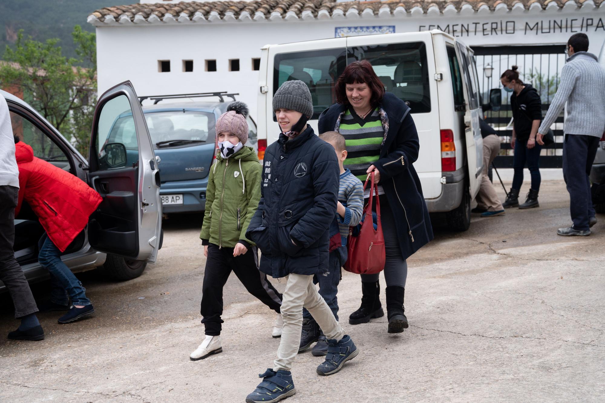 Así empezarán una nueva vida 50 refugiados ucranianos en el albergue de Torrechiva