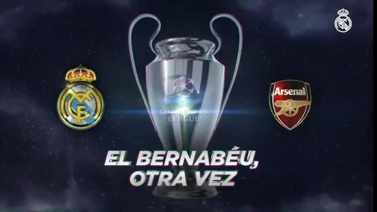 Imagen del vídeo promocional del Real Madrid para el partido ante el Arsenal