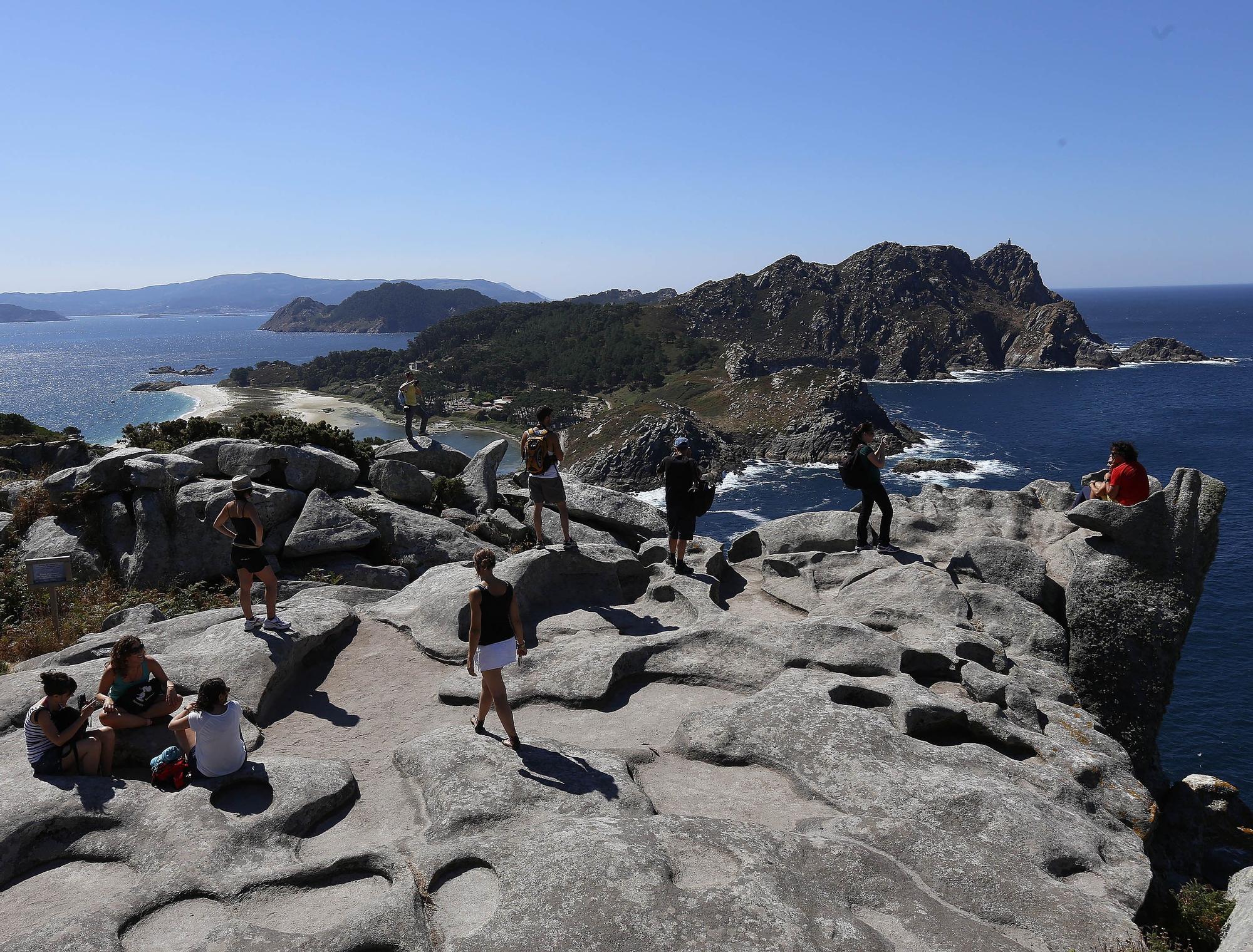 Alto do Príncipe y Silla de la Reina en las Islas Cíes