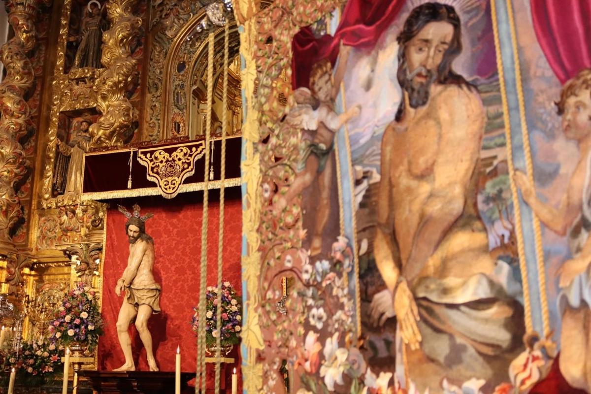 El Cristo de la Coronación de Lorca se acerca a los fieles por su cuarto de siglo