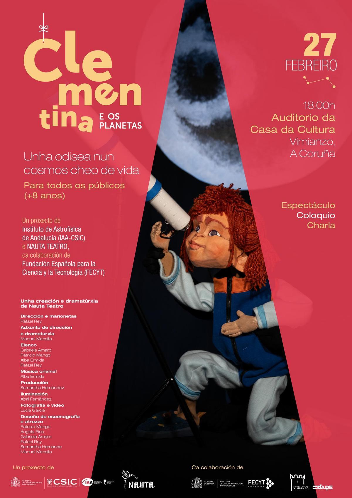 Cartel promocional de 'Clementina y los Planetas'.