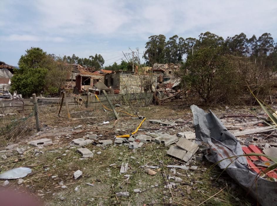 Explosión en Tui, Pontevedra | Así amanece la zona