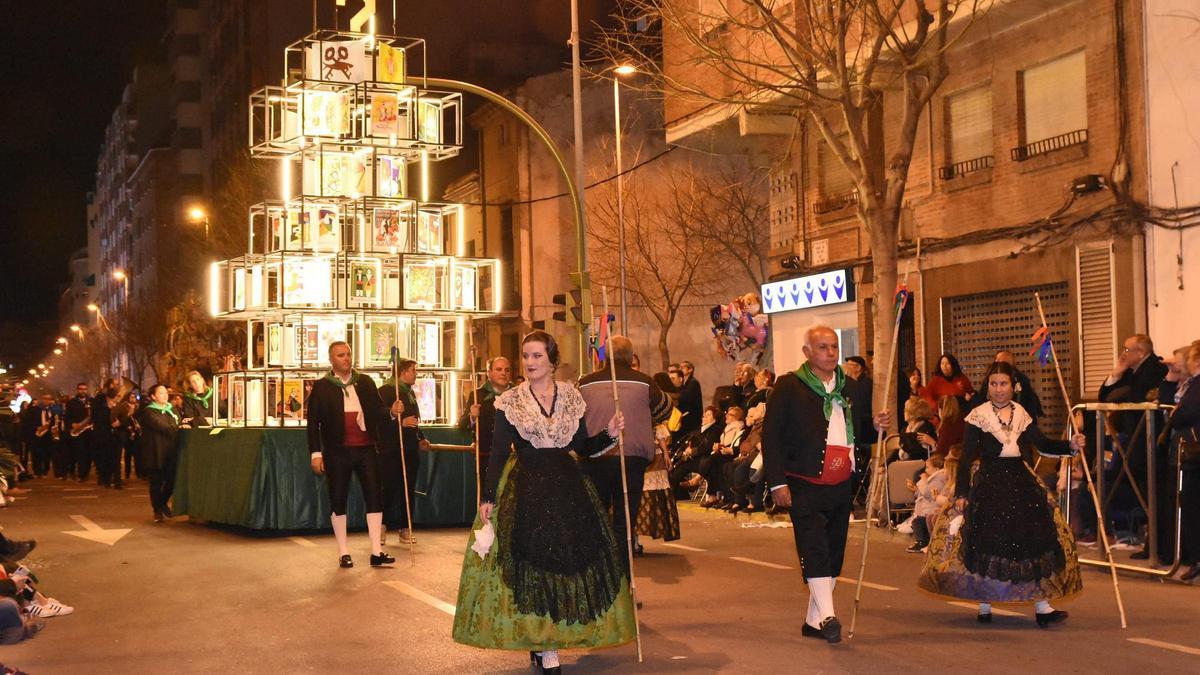 Imagen de archivo del desfile de gaiatas de Castelló.