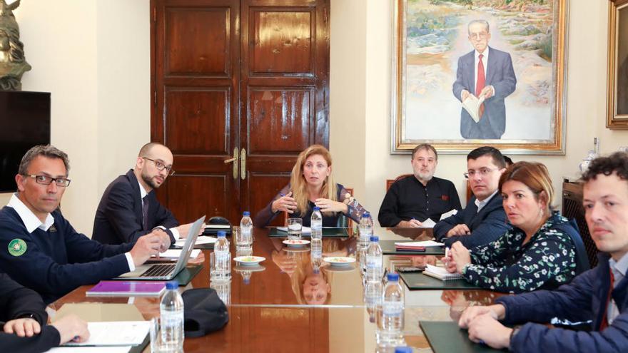 Reunión de coordinación con la alcaldesa de Castelló.