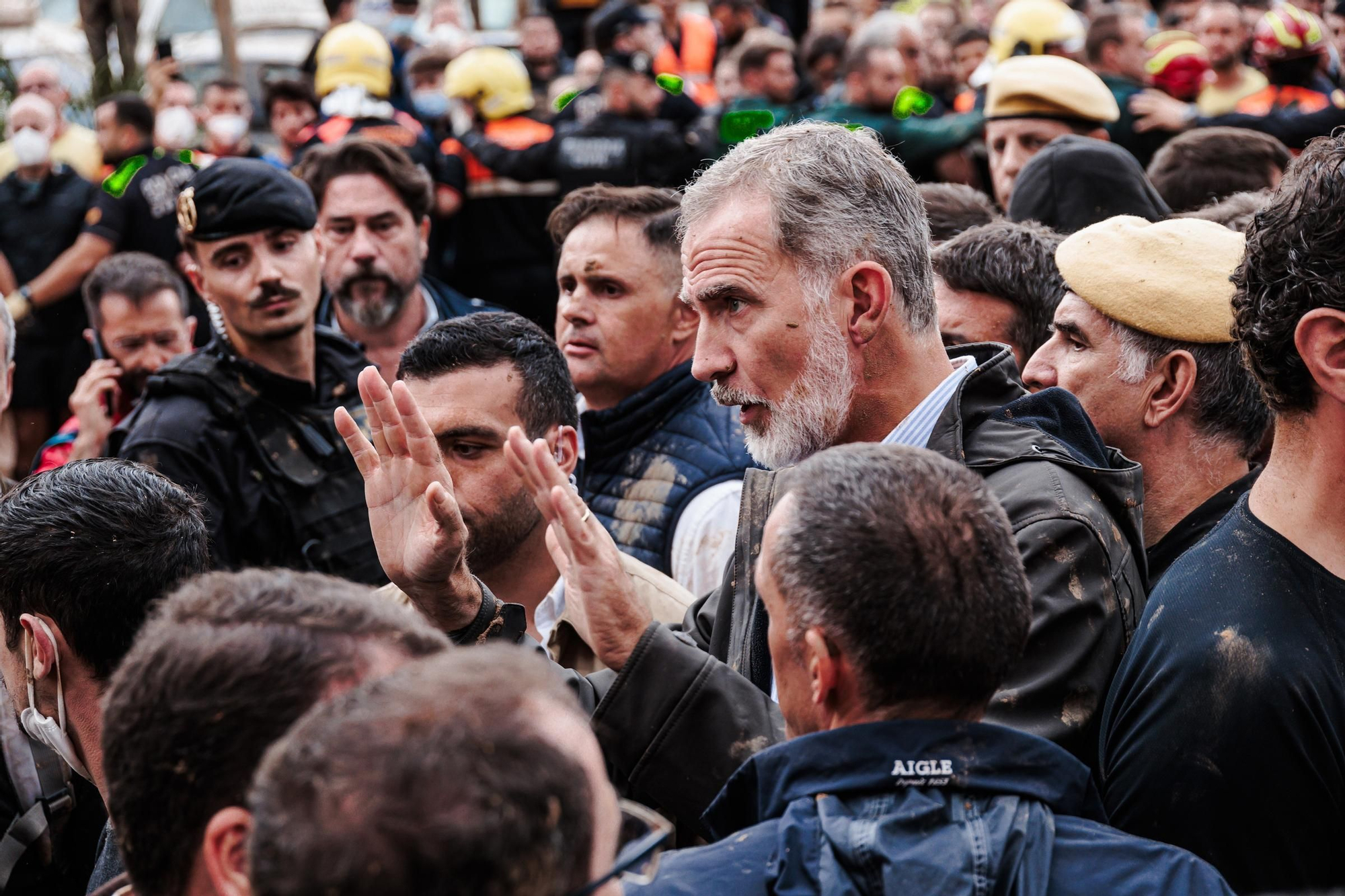 Disturbios en la visita de los Reyes, Sánchez y Mazón a Paiporta