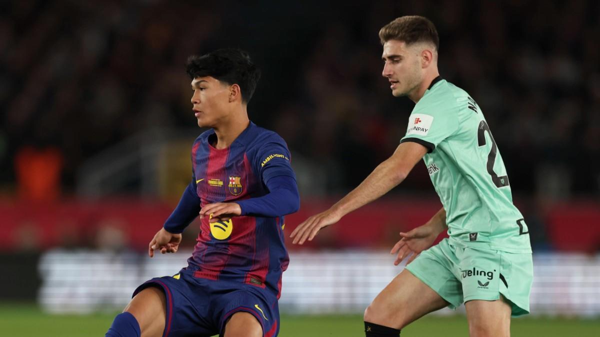 Dro Fernández y Robert Navarro en el Barça -Athletic Club