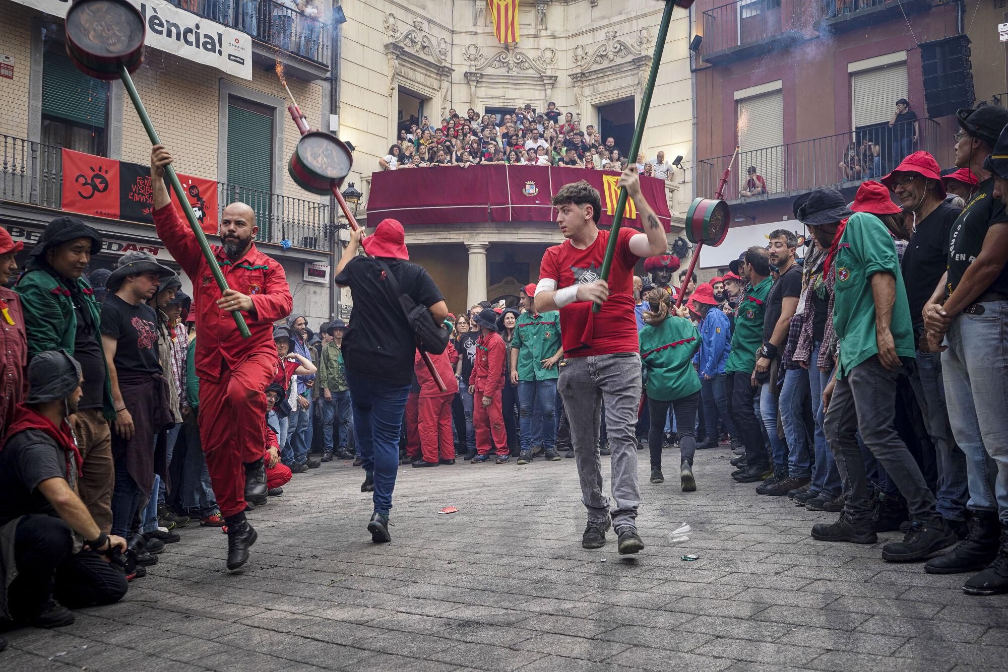 Així s'ha viscut el passacarrers de Patum de dissabte