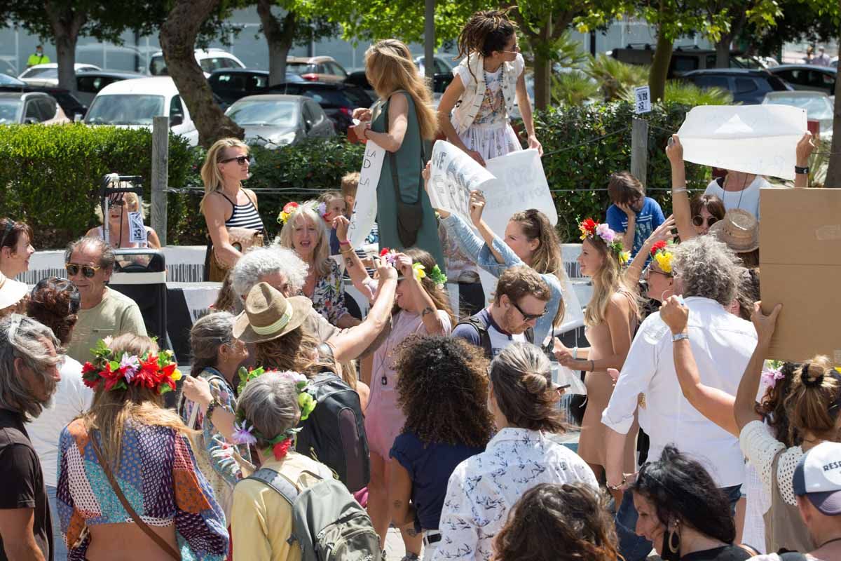 Manifestación Ibiza Respira en Ibiza