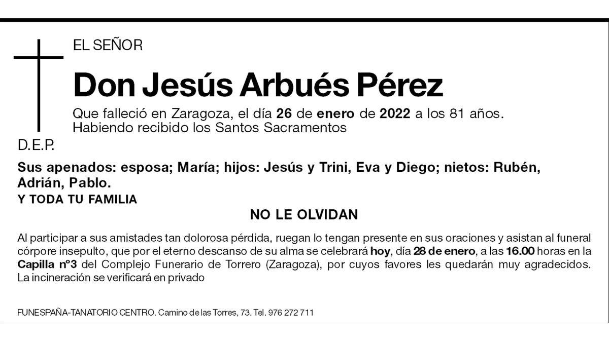 Jesús Arbués Pérez