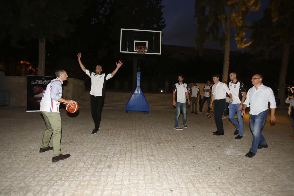 El presidente del club, Toni Gallego, considera prioritario volver a la élite del baloncesto español durante la puesta de largo del nuevo proyecto en el Palacio Provincial