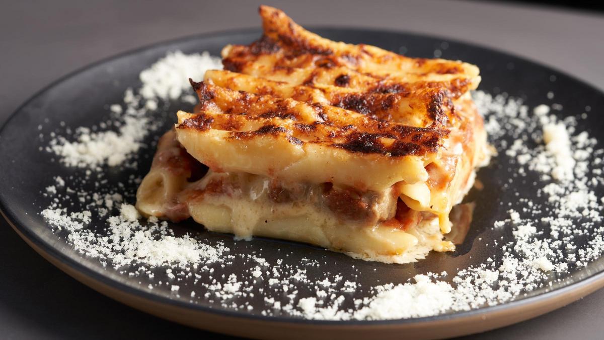 Los macarrones de cardenal del restaurante Petit Comitè.