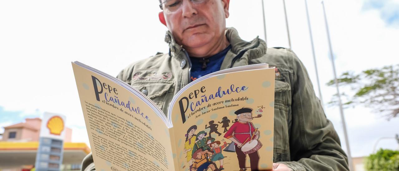 José Javier Santana, autor del libro Pepe Cañadulce, el hombre de acero inolvidable.