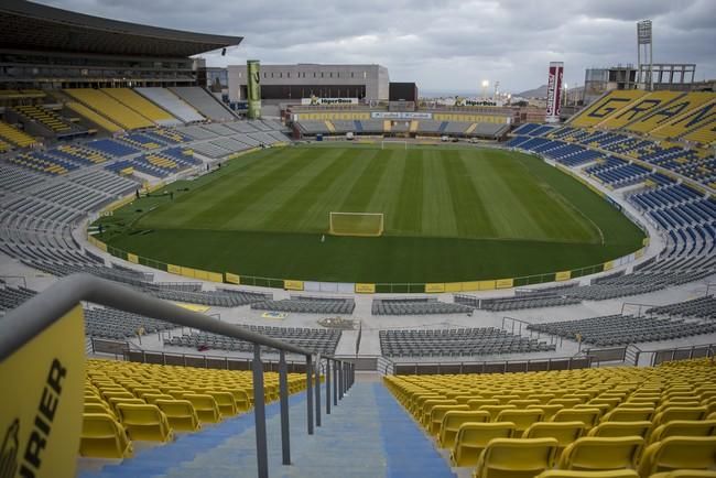 Siguen las obras en el Estadio de Gran Canaria