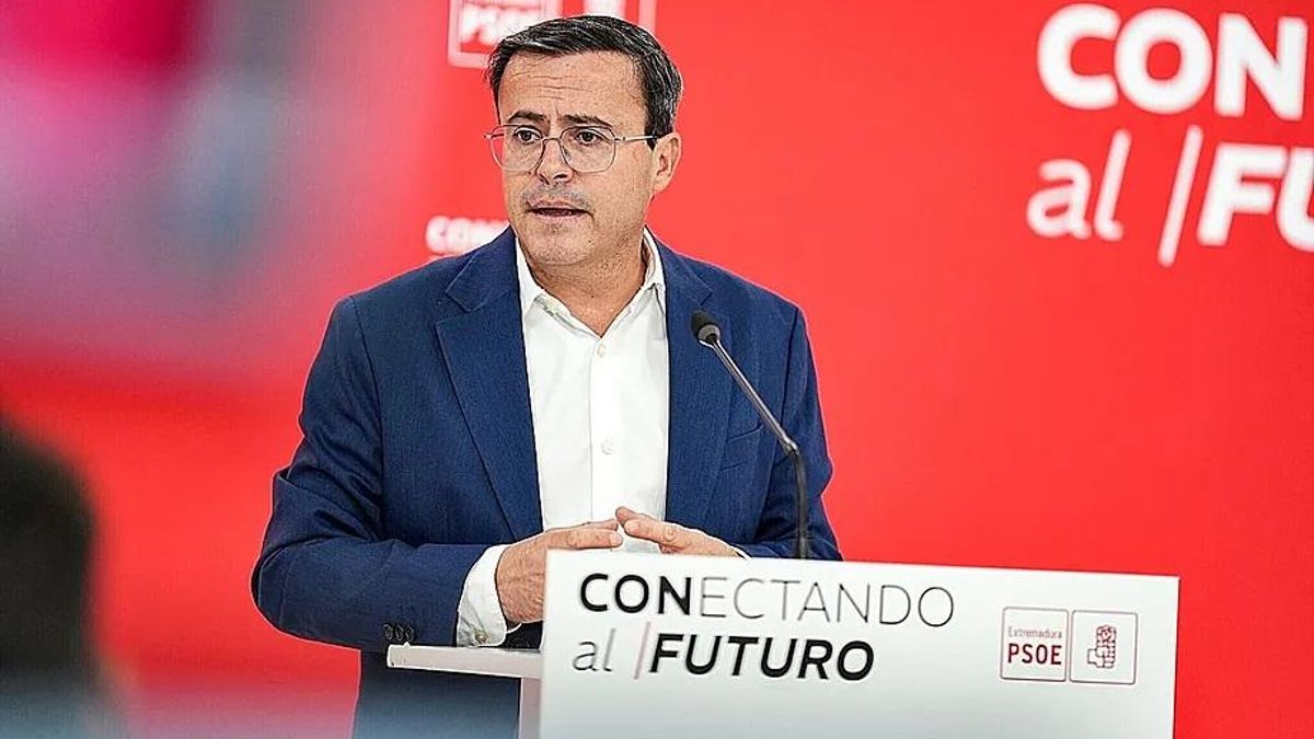Miguel Ángel Gallardo durante un acto del PSOE.