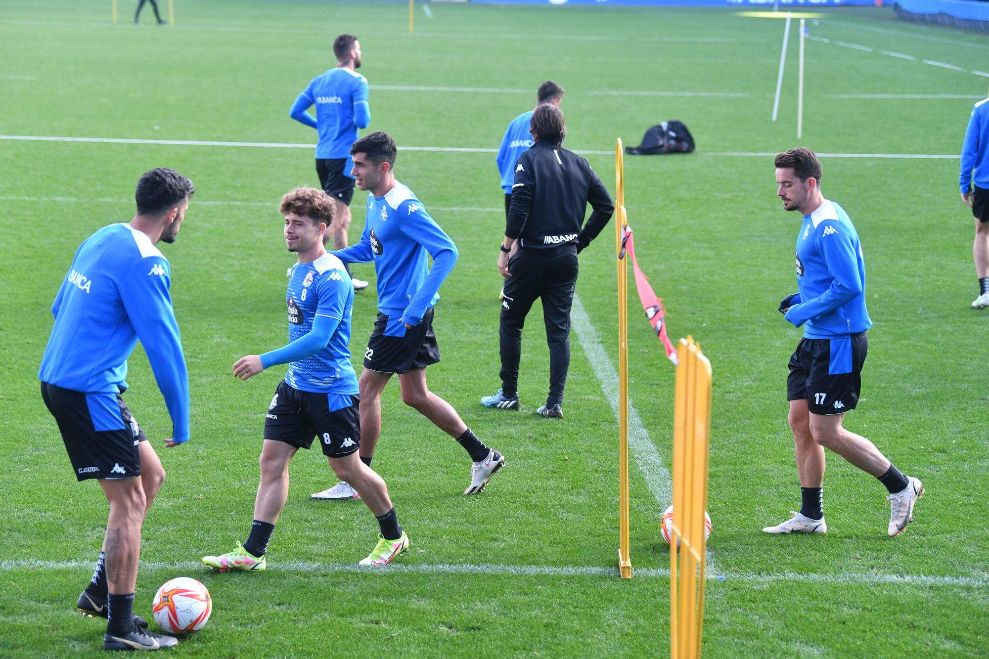 El Dépor prepara en Riazor su visita a Las Gaunas