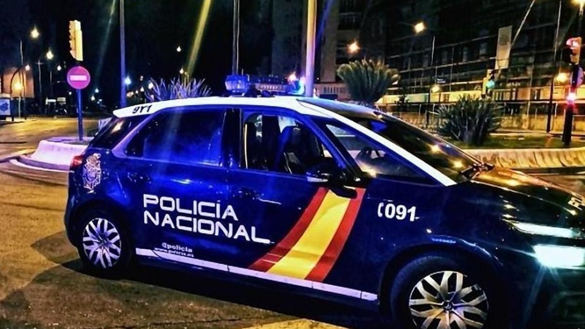 Coche de la Policía Nacional.