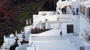 Terremotos en Santorini.
