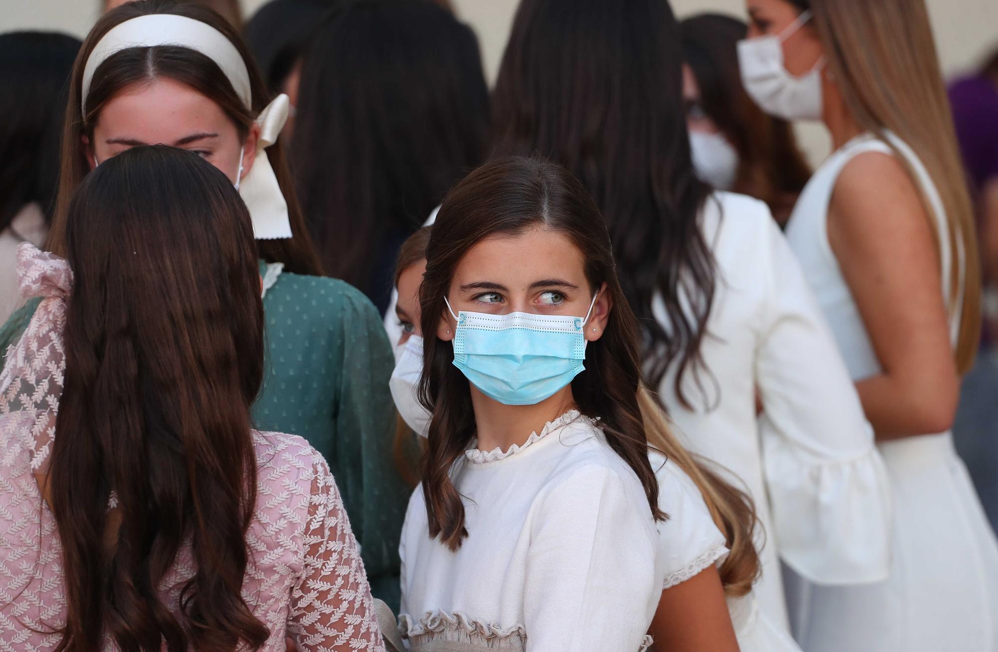 Primera aparición de las candidatas a falleras mayores de València 2022