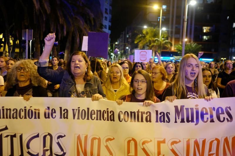 Manifestación contra la violencia machista