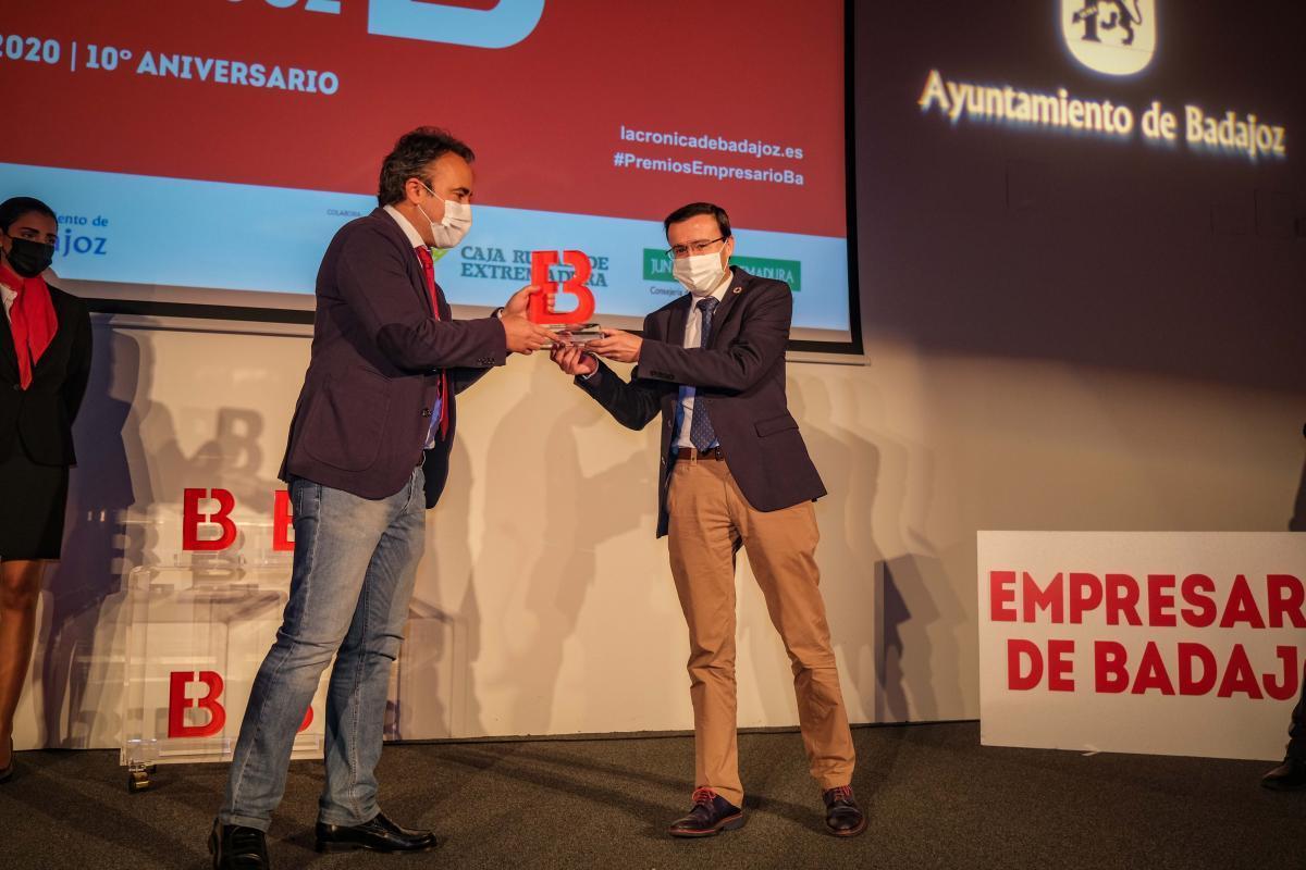La emoción y el recuerdo presiden los Premios Empresario de Badajoz