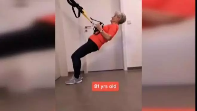 La abuela fitness que triunfa en TikTok a los 81 años