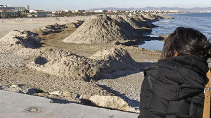 Las "dunas" vuelven al Cabanyal