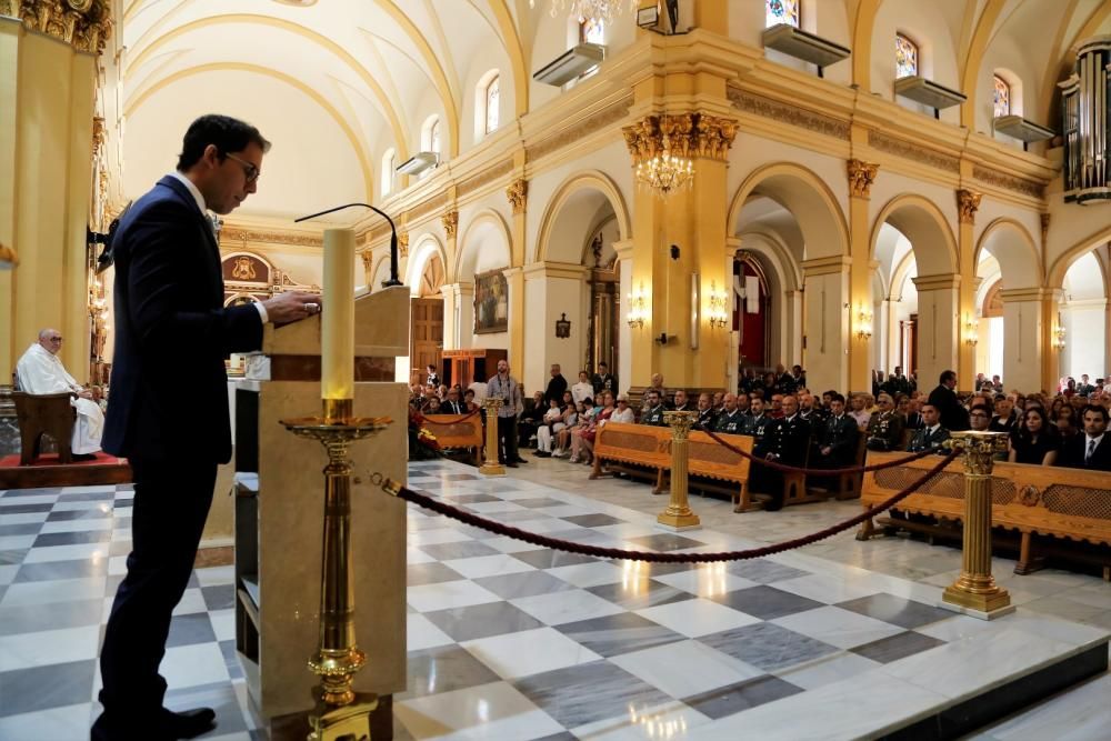 Misa y acto castrense en el cuertel de la Compañía de la Guardia Civil de Torrevieja y la Vega Baja el día de la Virgen del Pilar