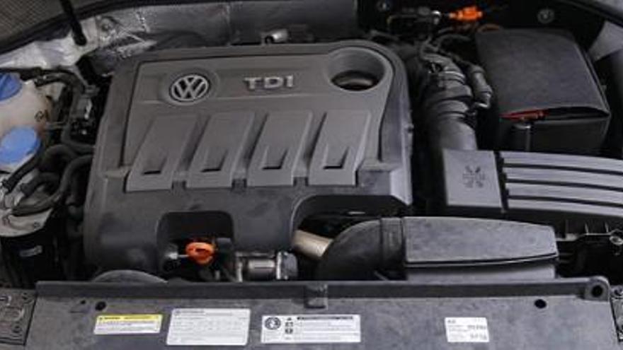 Una motor TDi dièsel de VW.