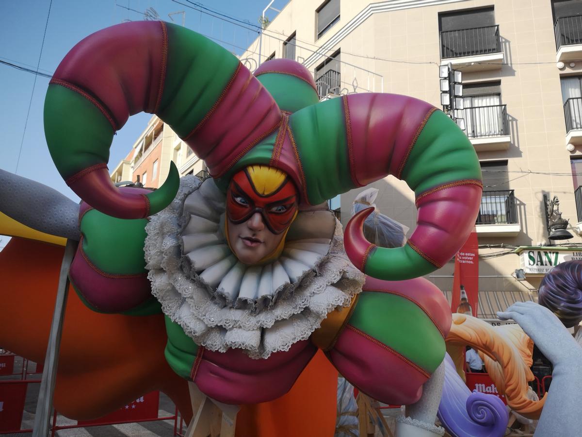 Así estaban las figuras...
