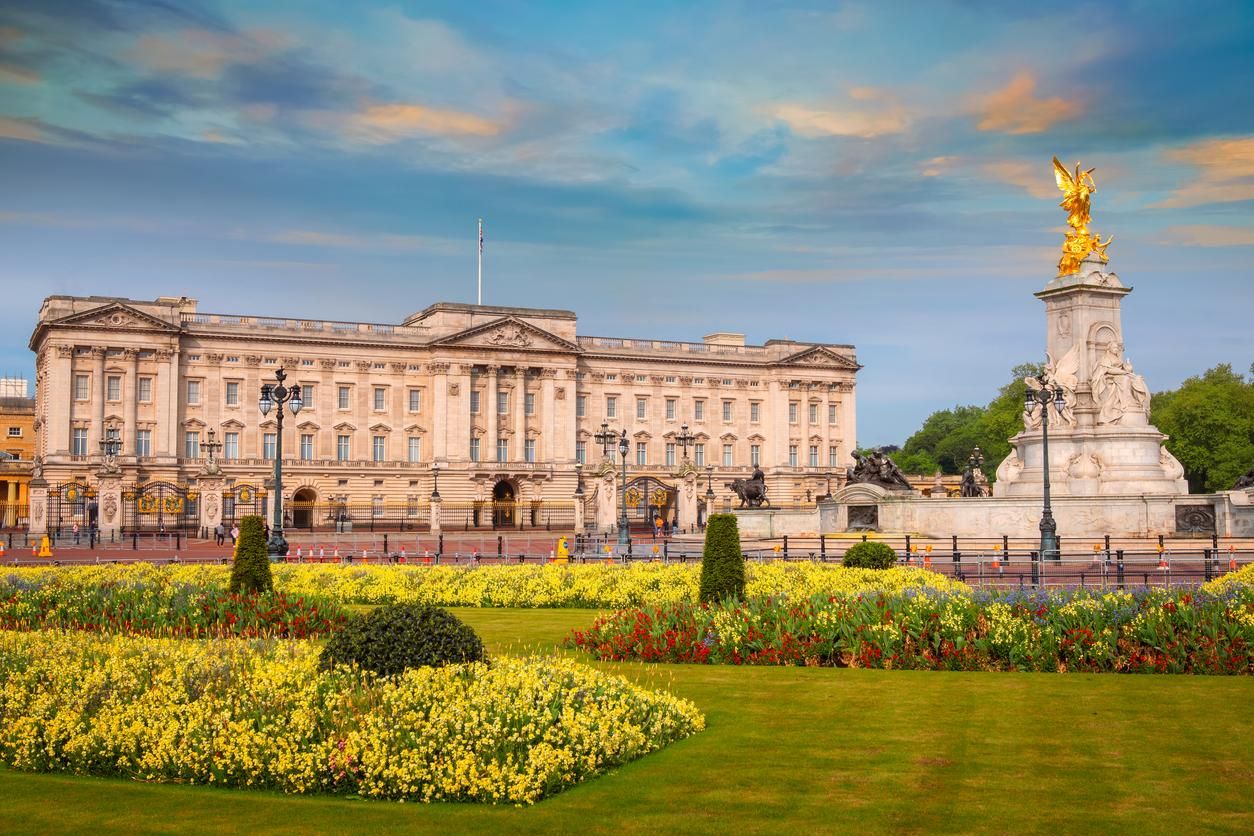 El Palacio de Buckingham en Londres, Reino Unido