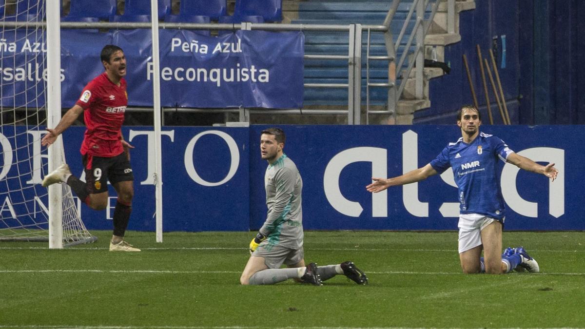 Las imágenes del partido entre el Real Oviedo y el Mallorca