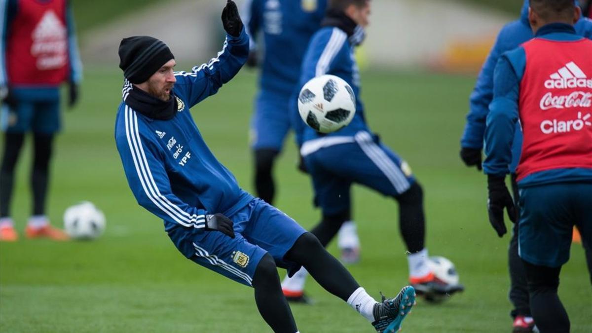 Leo Messi es la principal atracción de la selección argentina en Manchester