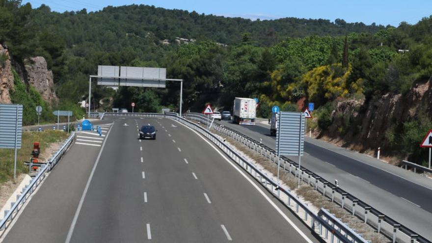 L&#039;A-2, al seu pas per la Panadella. L&#039;Estat millorarà el tram que va fins a Esparreguera