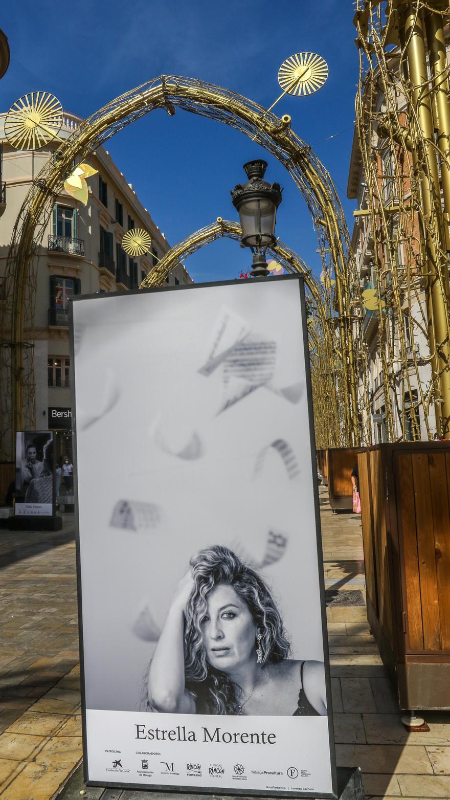 Fotos de la exposición 'Out Flamenco' de la calle Larios