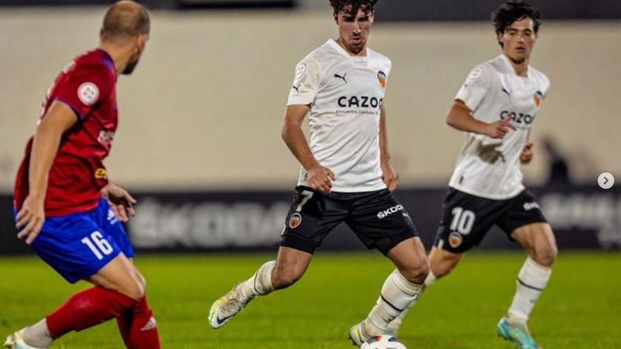 El Mestalla empata en Sagunto y se queda a las puertas del liderato (1-1)