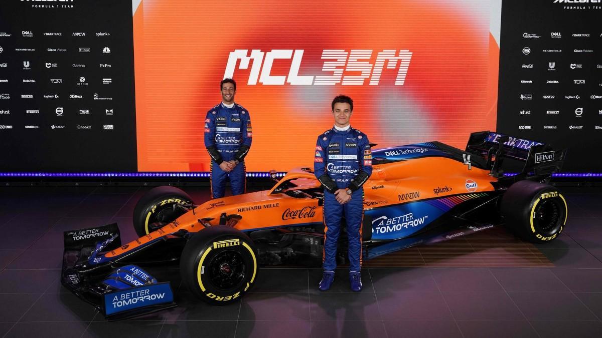 Así ha sido la presentación del MCL35M de McLaren