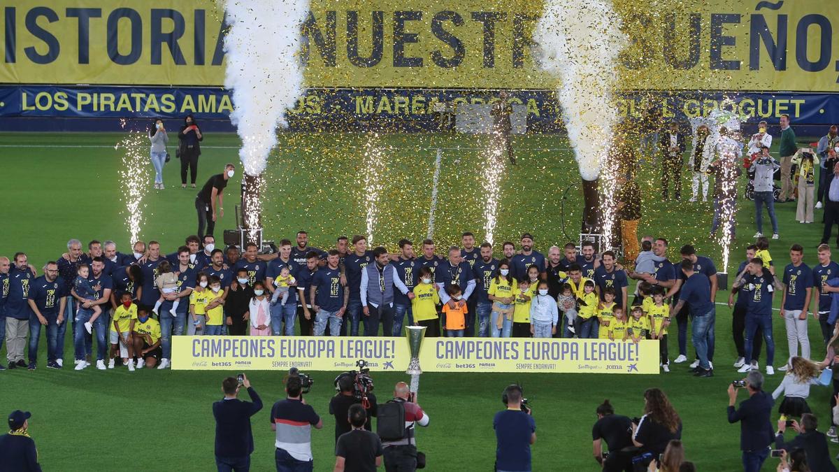 La consecución de la Europa League tendrá su cota de protagonismo en la Fiesta del Centenario del Villarreal.