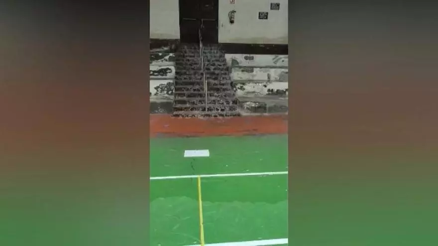Las consecuencias de la tromba de agua en Cangas