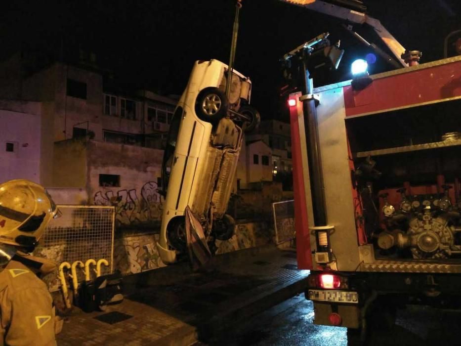 Rescate en un torrente de Palma