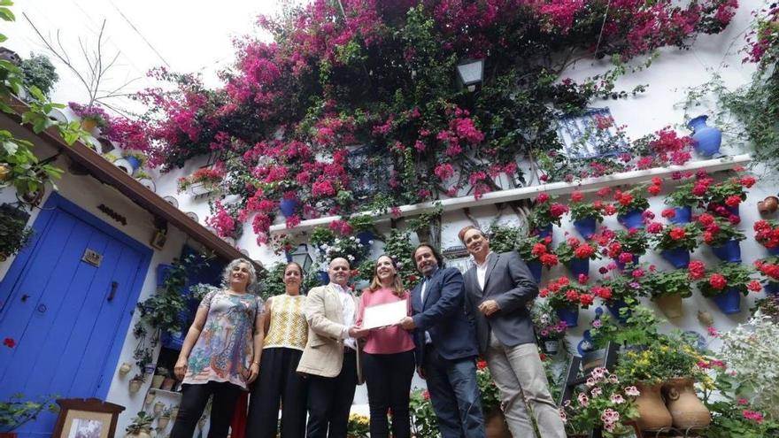 La buganvilia de la calle Guzmanas 7 recibe el premio de planta singular de los Patios de Córdoba