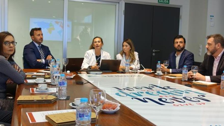 Imagen del encuentro de Ciudadanos con los responsables del Departamento de Torrevieja