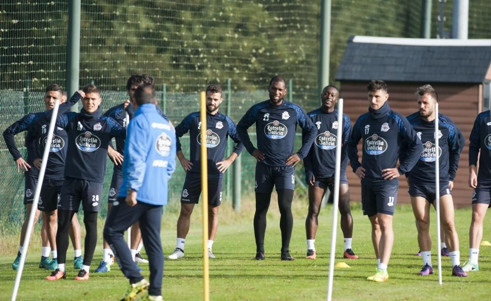 Nueva sesión de preparación para el partido del domingo, 23 de octubre, ante el Celta en Balaídos.